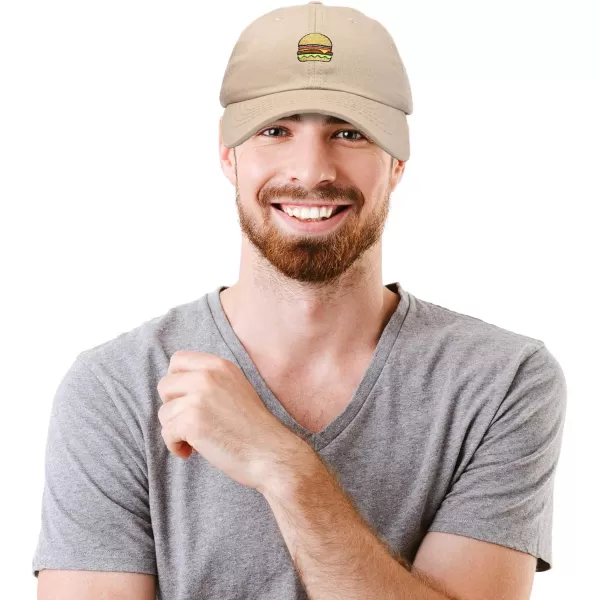 DALIX Hamburger Hat Cheeseburger Dad Baseball Cap Gift