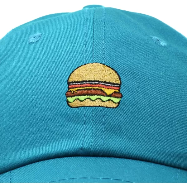 DALIX Hamburger Hat Cheeseburger Dad Baseball Cap Gift