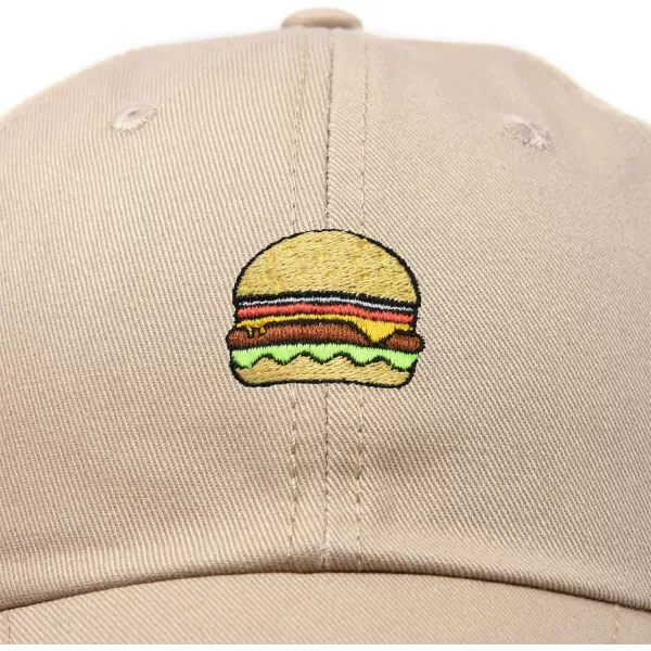 DALIX Hamburger Hat Cheeseburger Dad Baseball Cap Gift
