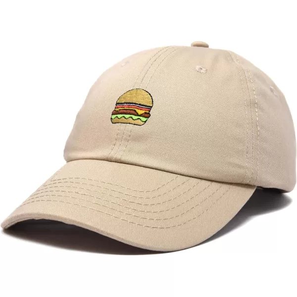 DALIX Hamburger Hat Cheeseburger Dad Baseball Cap Gift