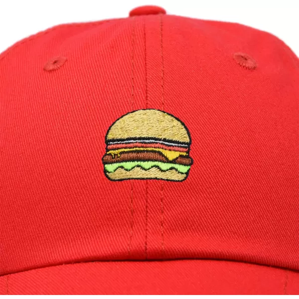 DALIX Hamburger Hat Cheeseburger Dad Baseball Cap Gift