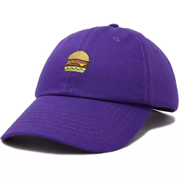 DALIX Hamburger Hat Cheeseburger Dad Baseball Cap Gift