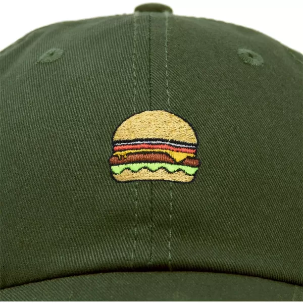 DALIX Hamburger Hat Cheeseburger Dad Baseball Cap Gift