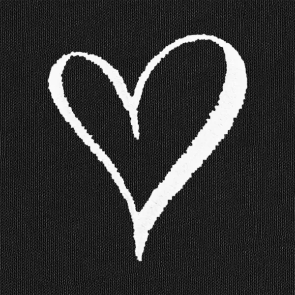 DALIX Heart Embroidered Fleece Cropped Zip Hoodie Cold Fall Winter Womens
