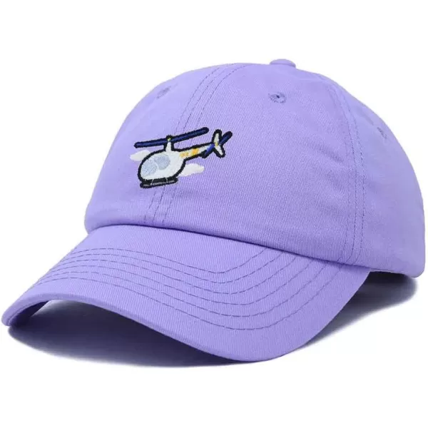 DALIX Helicopter Embroidered Dad Cap Cotton Baseball Hat Mens