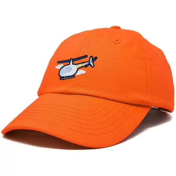 DALIX Helicopter Embroidered Dad Cap Cotton Baseball Hat Mens