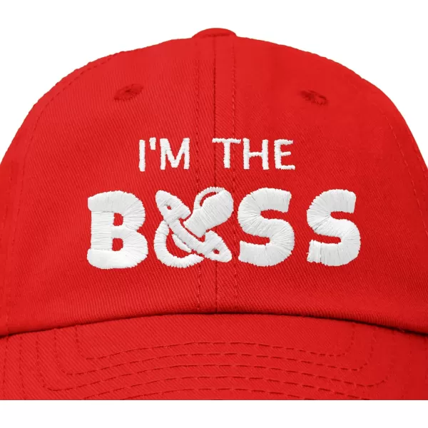 DALIX I'm The Boss Baby Hat Infant Baseball Cap for Baby Girls and Boys