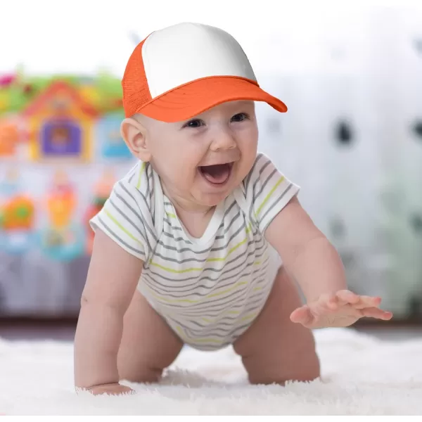 DALIX Infant Trucker Hat Baby Girl Boys Cap Extra Small Kids Children Adjustable