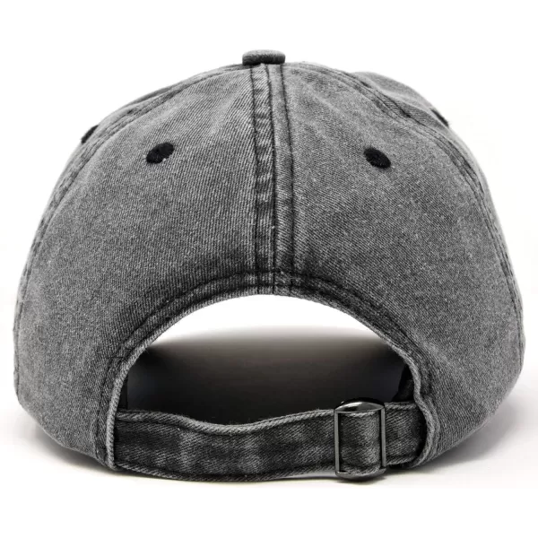 DALIX Initial Hat Letter D Vintage Womens Baseball Cap Monogram Embroidered