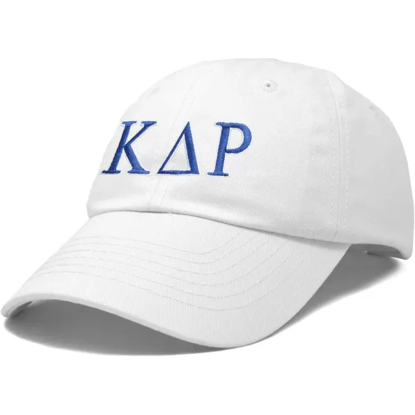 DALIX Kappa Delta Rho Greek Letters Ball Cap Embroidered Fraternity Hat