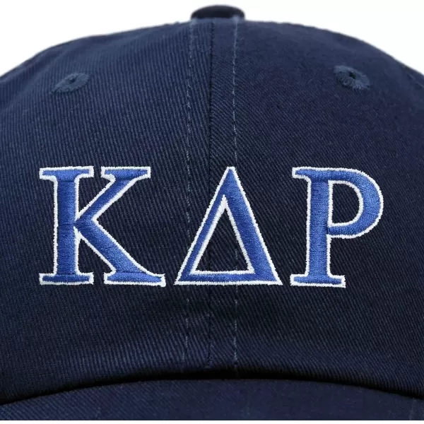 DALIX Kappa Delta Rho Greek Letters Ball Cap Embroidered Fraternity Hat