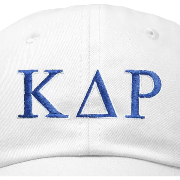 DALIX Kappa Delta Rho Greek Letters Ball Cap Embroidered Fraternity Hat