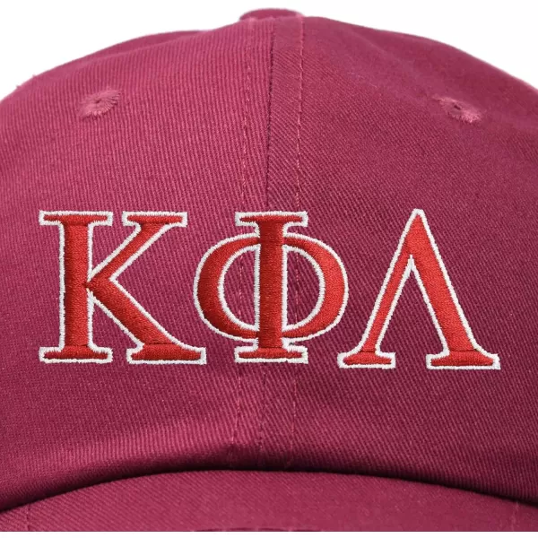 DALIX Kappa Phi Lambda Greek Letters Hat Womens Sorority Baseball Cap