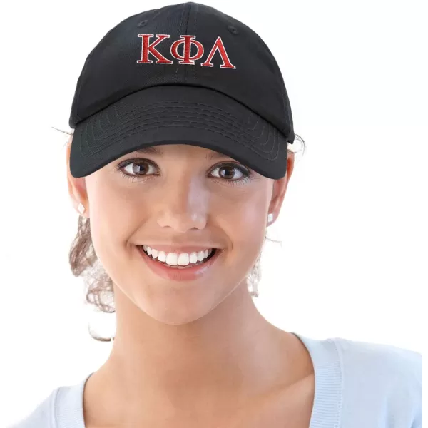 DALIX Kappa Phi Lambda Greek Letters Hat Womens Sorority Baseball Cap