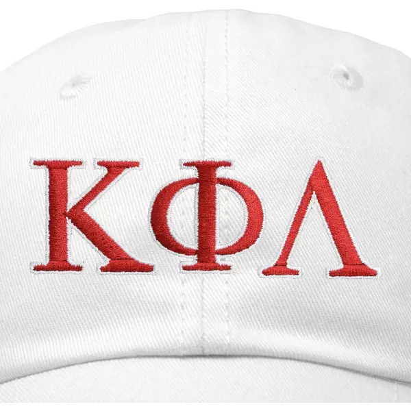 DALIX Kappa Phi Lambda Greek Letters Hat Womens Sorority Baseball Cap