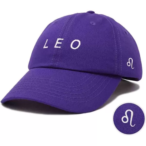DALIX Leo Dad Hat Embroidered Zodiac Astrology Cotton Baseball Cap