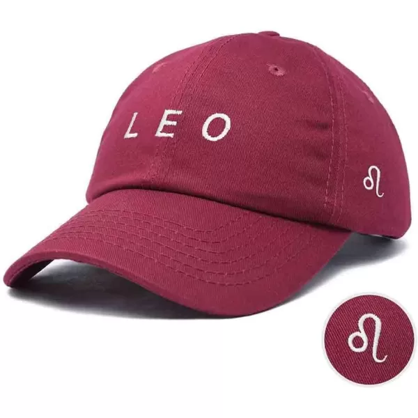 DALIX Leo Dad Hat Embroidered Zodiac Astrology Cotton Baseball Cap