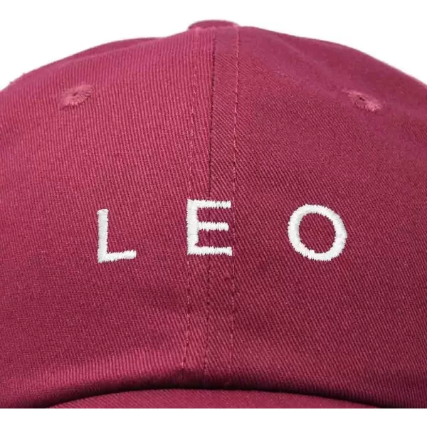 DALIX Leo Dad Hat Embroidered Zodiac Astrology Cotton Baseball Cap