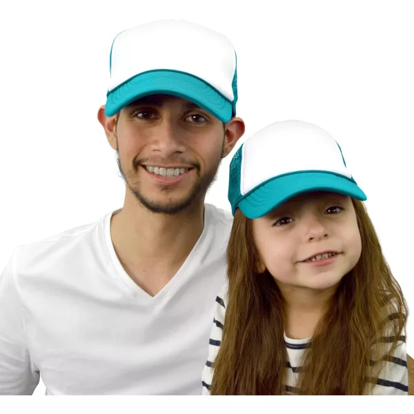 DALIX Mommy and Me Trucker Hats Mom and Daughter Father and Son Caps Baby Caps