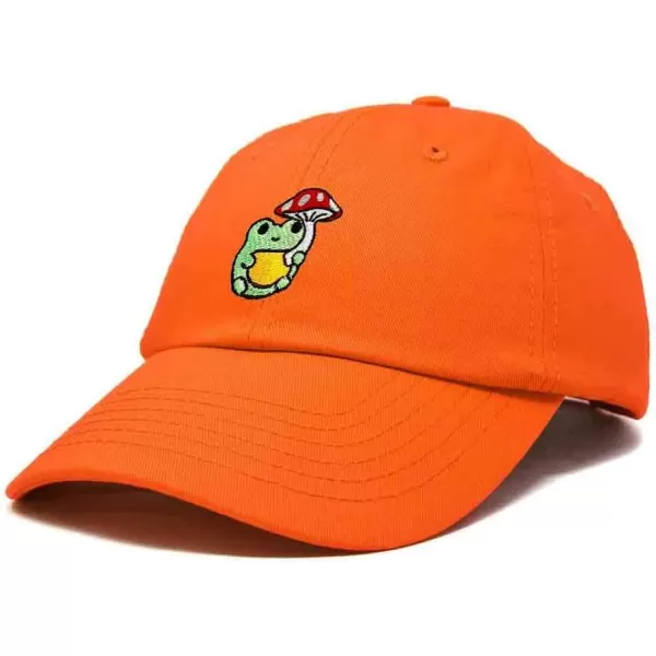DALIX Mushroom Frog Embroidered Dad Cap Cotton Baseball Hat Women