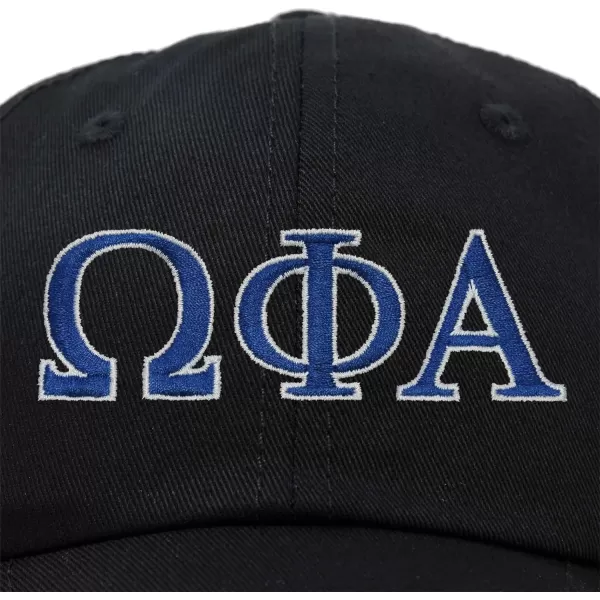 DALIX Omega Phi Alpha Greek Letters Hat Womens Embroidered Baseball Cap