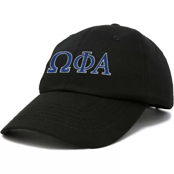 DALIX Omega Phi Alpha Greek Letters Hat Womens Embroidered Baseball Cap