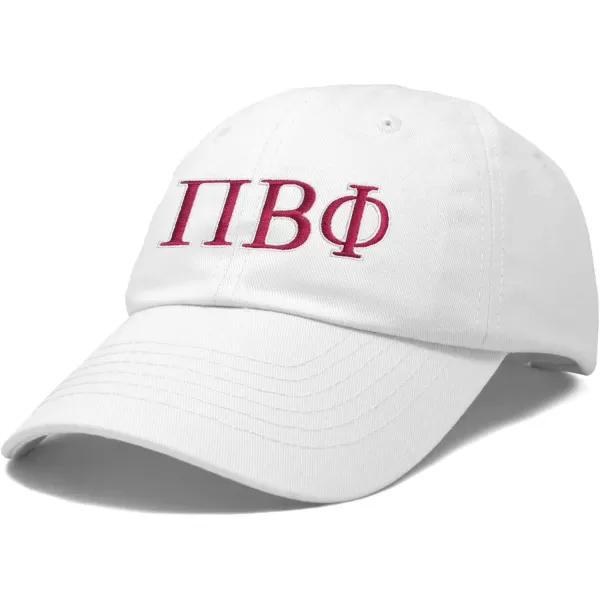 DALIX Pi Beta Phi Greek Letters Hat Womens Embroidered Baseball Cap