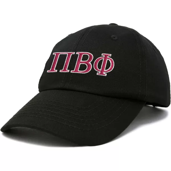 DALIX Pi Beta Phi Greek Letters Hat Womens Embroidered Baseball Cap