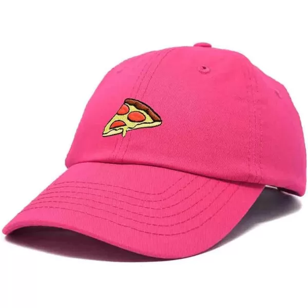 DALIX Pizza Slice Embroidered Dad Cap Cotton Baseball Hat Unisex