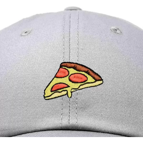 DALIX Pizza Slice Embroidered Dad Cap Cotton Baseball Hat Unisex