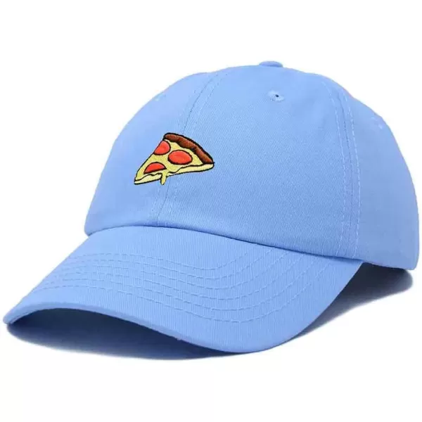 DALIX Pizza Slice Embroidered Dad Cap Cotton Baseball Hat Unisex