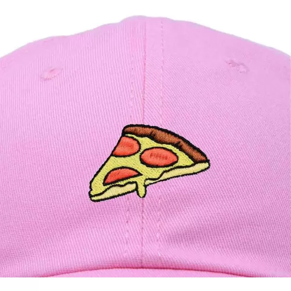 DALIX Pizza Slice Embroidered Dad Cap Cotton Baseball Hat Unisex