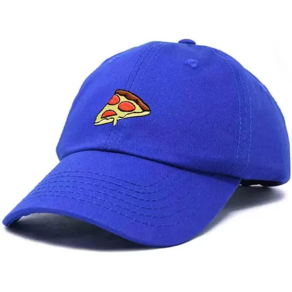 DALIX Pizza Slice Embroidered Dad Cap Cotton Baseball Hat Unisex