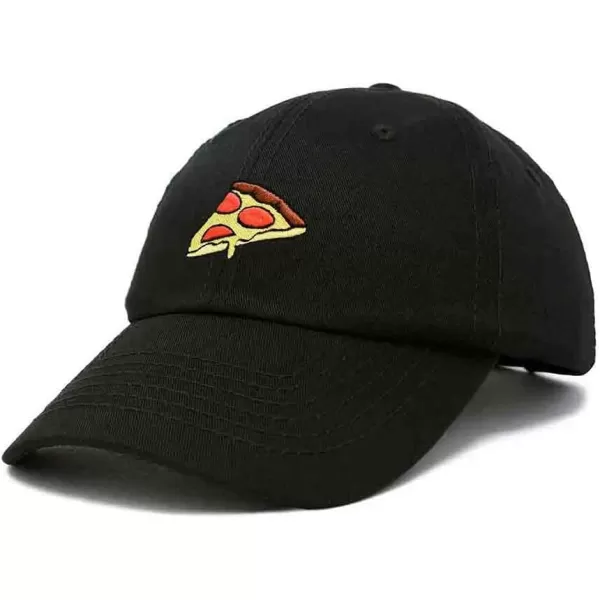 DALIX Pizza Slice Embroidered Dad Cap Cotton Baseball Hat Unisex