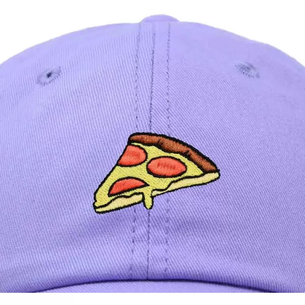 DALIX Pizza Slice Embroidered Dad Cap Cotton Baseball Hat Unisex
