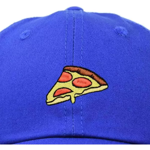 DALIX Pizza Slice Embroidered Dad Cap Cotton Baseball Hat Unisex