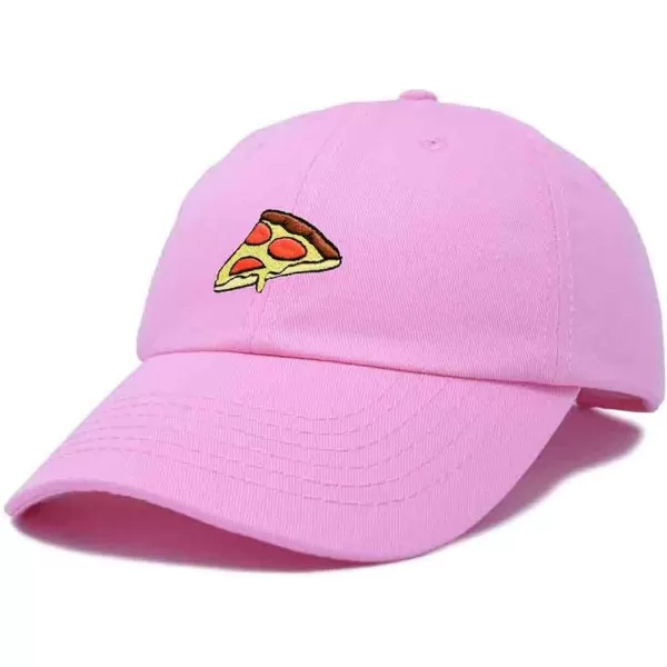 DALIX Pizza Slice Embroidered Dad Cap Cotton Baseball Hat Unisex