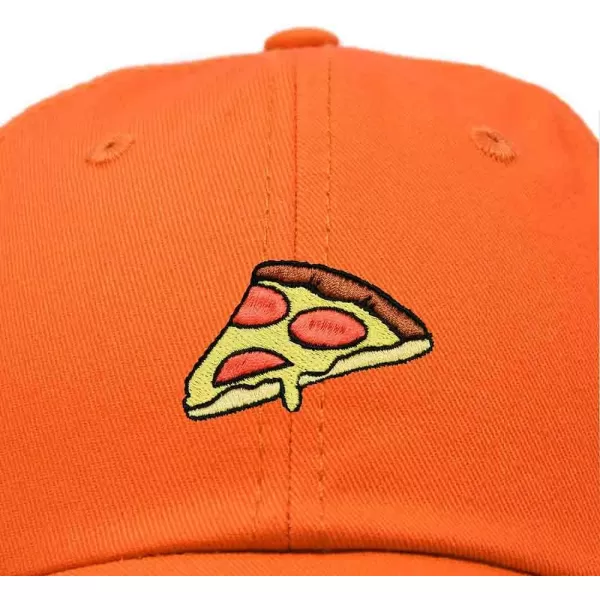 DALIX Pizza Slice Embroidered Dad Cap Cotton Baseball Hat Unisex