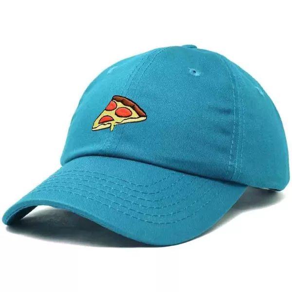 DALIX Pizza Slice Embroidered Dad Cap Cotton Baseball Hat Unisex