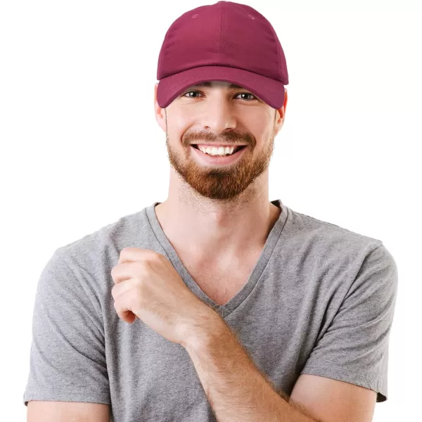 DALIX Plain Dad Hats 2 Pack