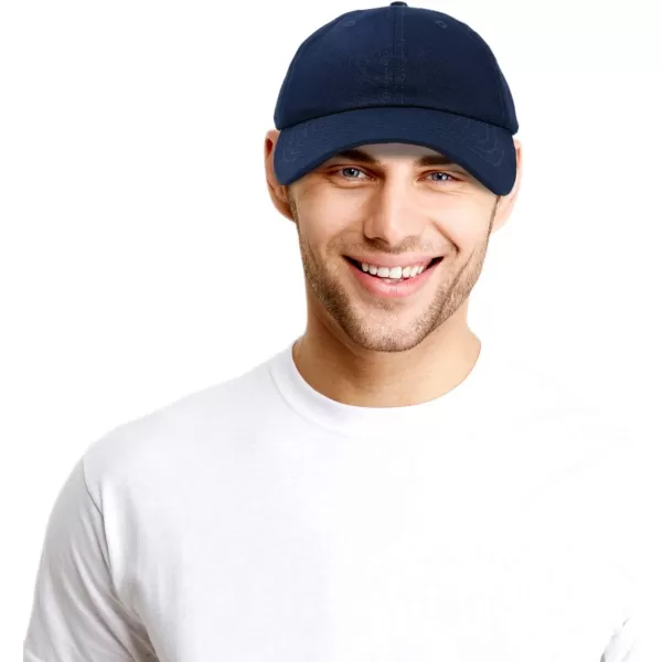 DALIX Plain Dad Hats 2 Pack
