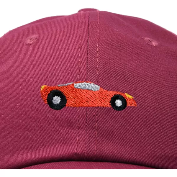 DALIX Race Car Hats Dad Hat Baseball Cap Embroidered Custom Cotton Caps