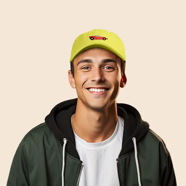 DALIX Race Car Hats Dad Hat Baseball Cap Embroidered Custom Cotton Caps