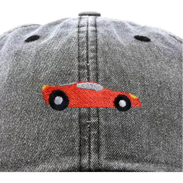 DALIX Race Car Hats Dad Hat Baseball Cap Embroidered Custom Cotton Caps