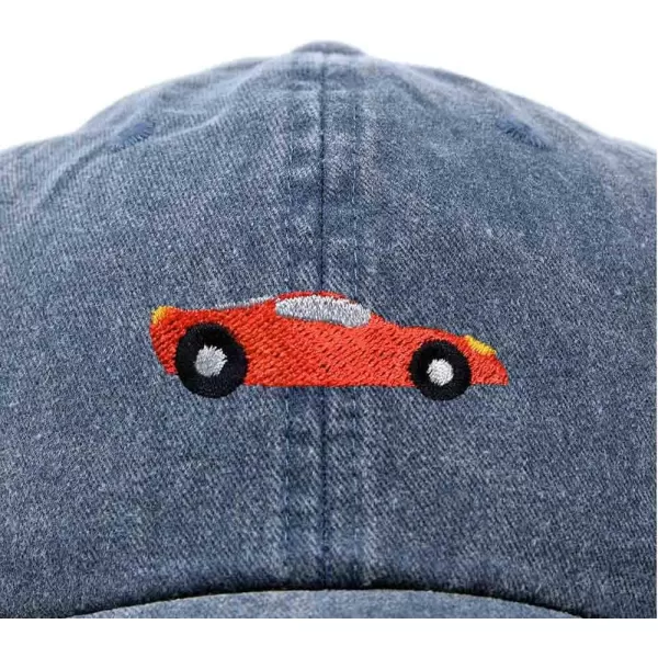 DALIX Race Car Hats Dad Hat Baseball Cap Embroidered Custom Cotton Caps