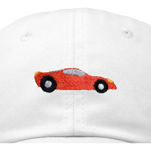 DALIX Race Car Hats Dad Hat Baseball Cap Embroidered Custom Cotton Caps