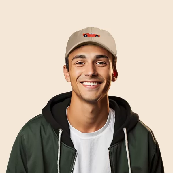 DALIX Race Car Hats Dad Hat Baseball Cap Embroidered Custom Cotton Caps