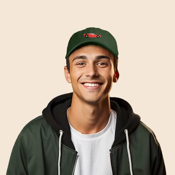 DALIX Race Car Hats Dad Hat Baseball Cap Embroidered Custom Cotton Caps