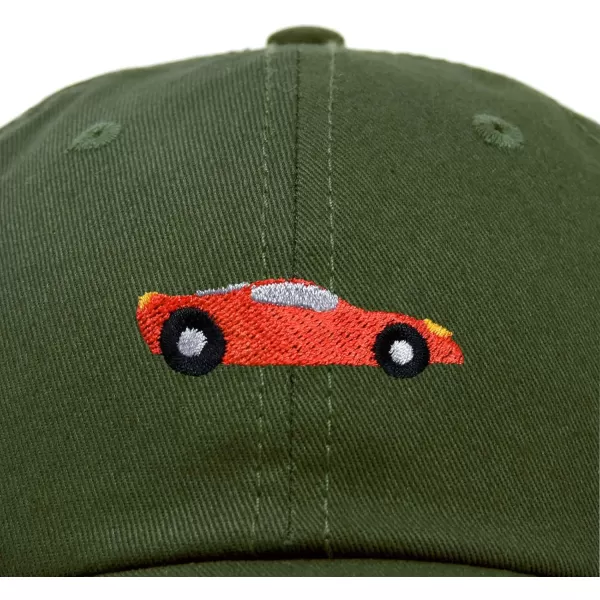 DALIX Race Car Hats Dad Hat Baseball Cap Embroidered Custom Cotton Caps