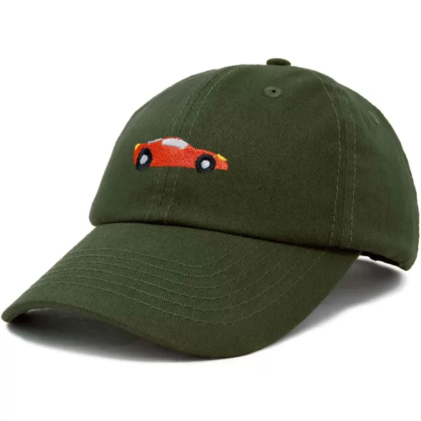 DALIX Race Car Hats Dad Hat Baseball Cap Embroidered Custom Cotton Caps